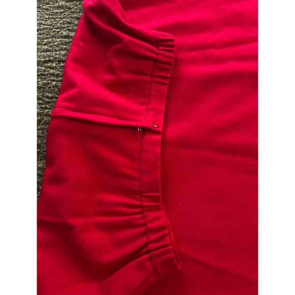 Vintage Requirements red wool maxi skirt a-line academia preppy Holiday party 14 - Picture 3 of 12